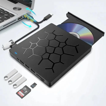 Experimentati Versatilitatea si Performanta cu DVD Writer-ul Extern Portabil Slim Staryon